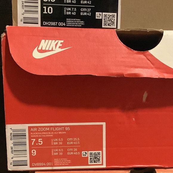 NWT Nike Air Zoom Flight 95 Basketball Mens Size 7.5 - Picture 13 of 13